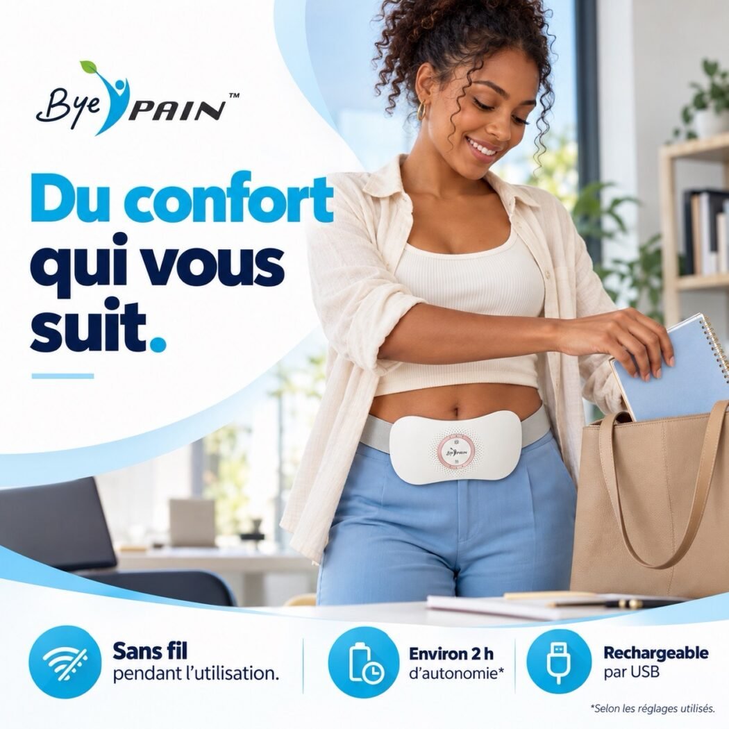 ceinture menstruelle chauffante – pour règles douloureuses