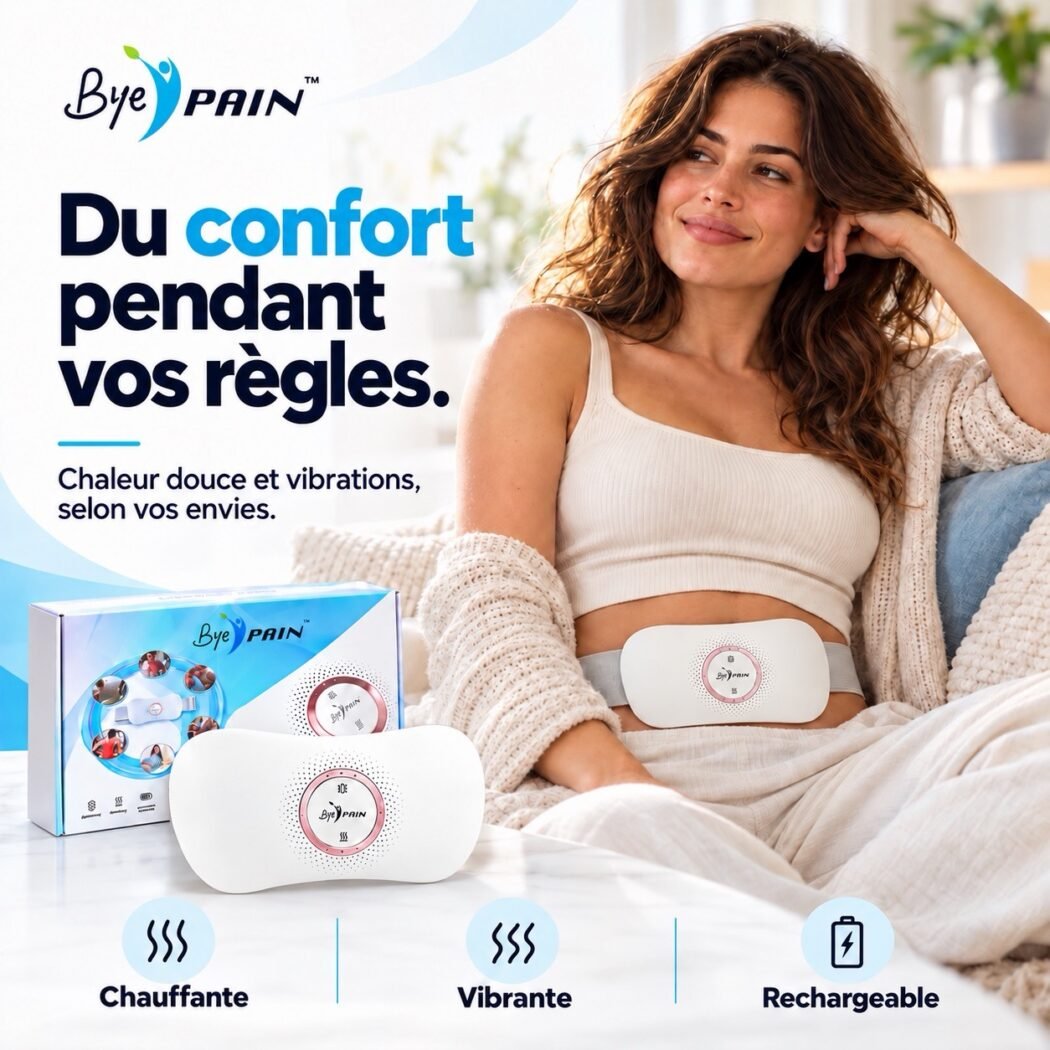 ceinture menstruelle chauffante – pour règles douloureuses