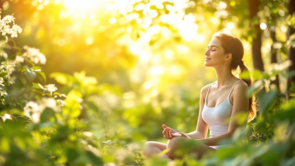 endométriose solutions naturelles - femme nature apaisée